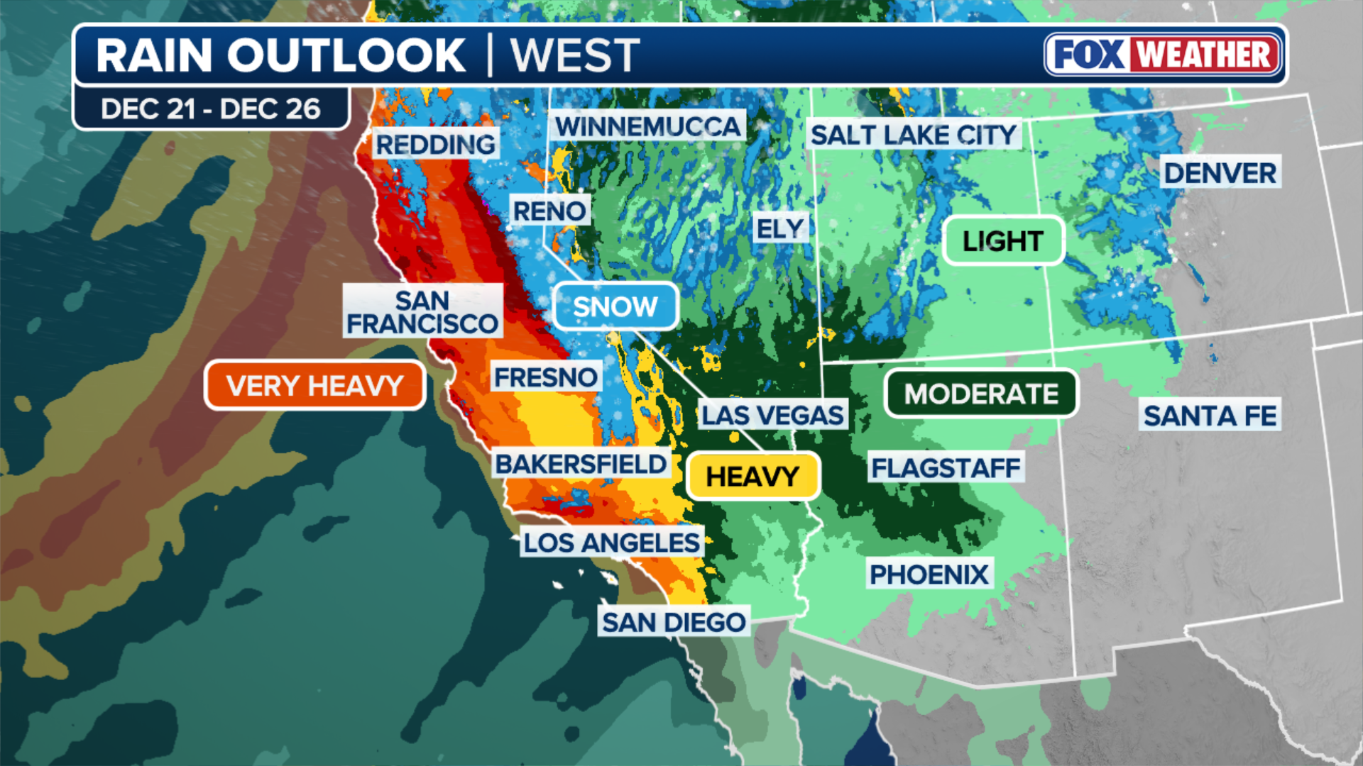 Significant rain event likely in Southwest to close out workweek Fox
